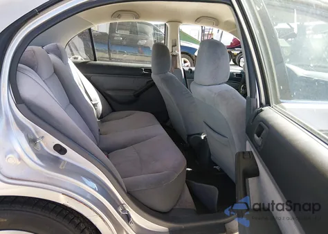 2001 Honda Civic Lx из США, поврежденный, VIN 1HGES16511L032370